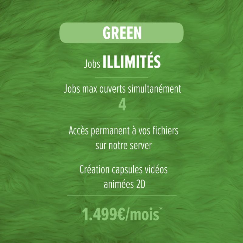 Design Graphique illimité - Green