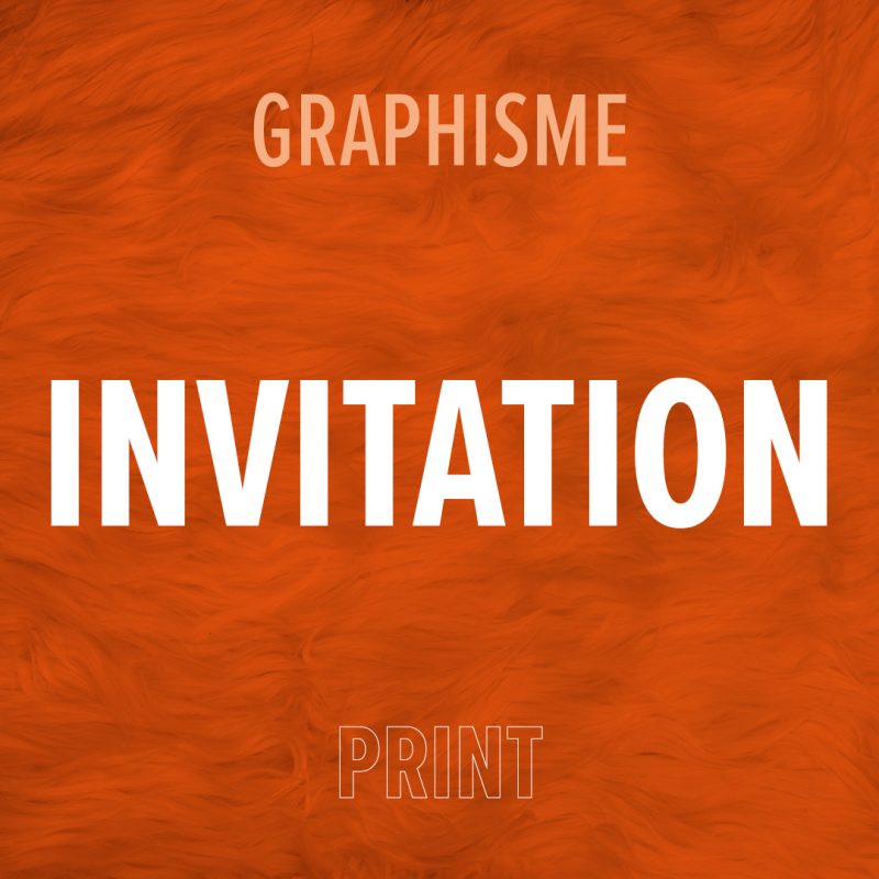 Graphisme Invitation Sur-mesure